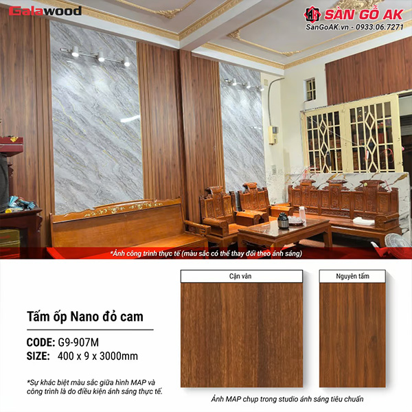 Trang trí nội thất sang trọng, đẳng cấp hơn với tấm ốp Nano G9-907M