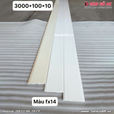 Tấm ốp nhựa Nano bản nhỏ vân giấy trắng FX14
