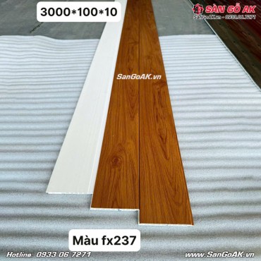 Tấm ốp nhựa Nano bản nhỏ vân gỗ nâu FX49