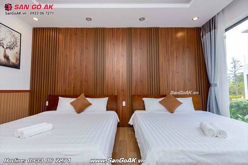 Khách sạn sử dụng tấm ốp Nano giúp không gian sang trọng hơn