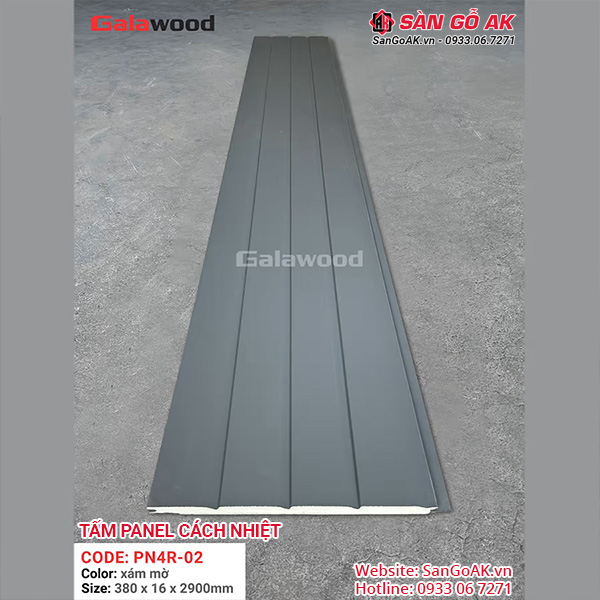 Tấm Panel PN4R-02 có trọng lượng nhẹ dễ thi công, độ bền trên 20 năm