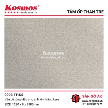 Tấm ốp than tre Kosmos vân bê tông TT-833