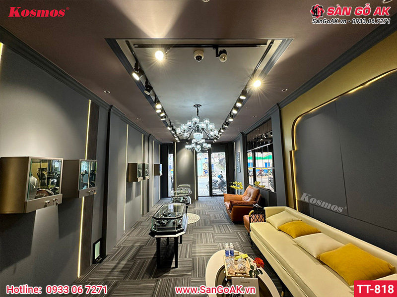 Tấm ốp than tre TT-818 được ứng dụng cho nhiều không gian nội thất