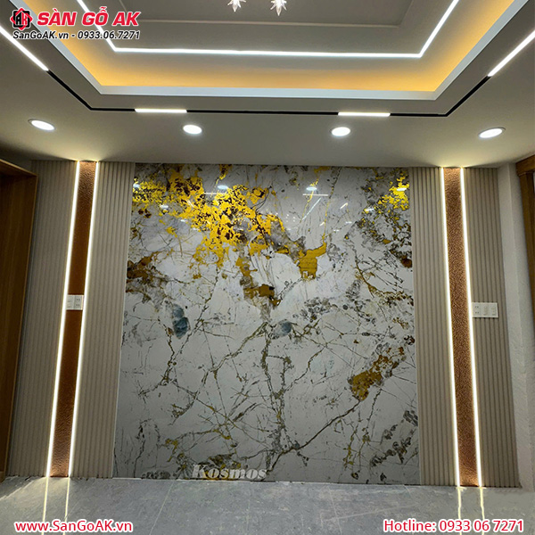 Bộ than tre Pandora dát vàng TT-839 ốp tường trang trí nội thất sang trọng, hiện đại