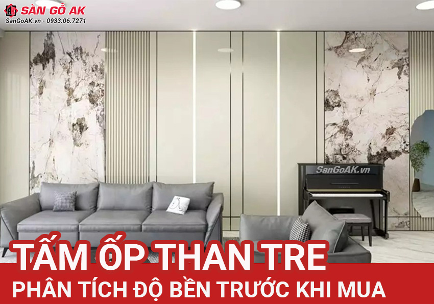 Phân tích độ bền của tấm ốp than tre trước khi mua