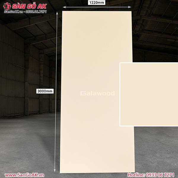 Sàn Gỗ AK - nơi cung cấp tấm ốp than tre G-700 đơn sắc vàng kem