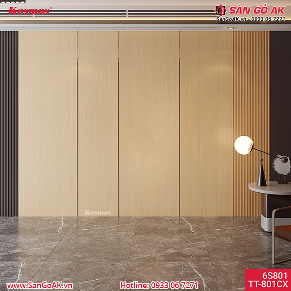 Tấm ốp than tre TT-801CX là vật liệu ốp tường cao cấp