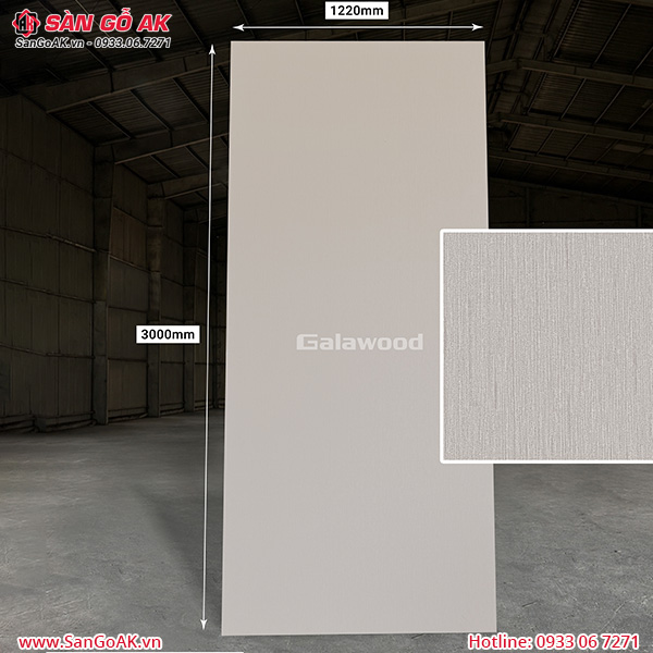 Sàn Gỗ AK - nơi cung cấp tấm ốp than tre G-704 vân vải canvas xám