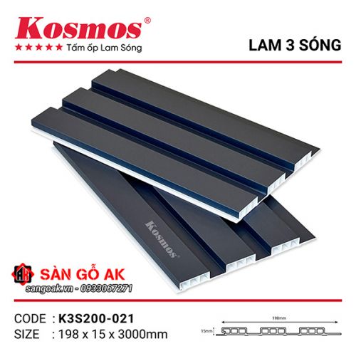 Tấm ốp lam 3 sóng thấp SPC Kosmos K3S200-021