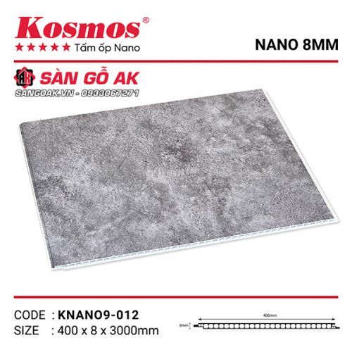 Tấm ốp Nano 8mm SPC Kosmos KNANO9-012
