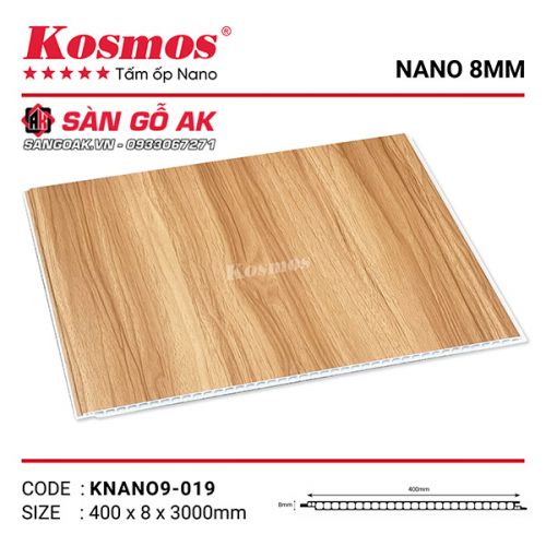 Tấm ốp Nano 8mm SPC Kosmos KNANO9-019