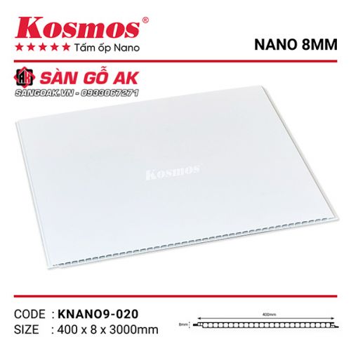 Tấm ốp Nano 8mm SPC Kosmos KNANO9-020