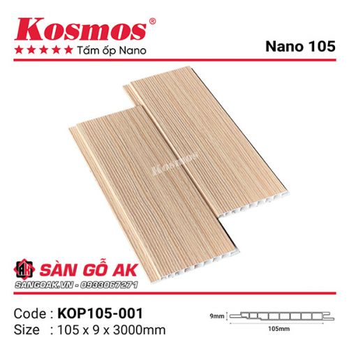 Tấm ốp Nano 9mm SPC Kosmos KOP105-001