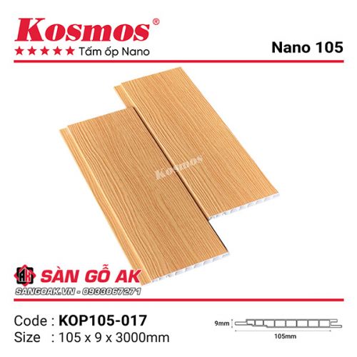 Tấm ốp Nano 9mm SPC Kosmos KOP105-017