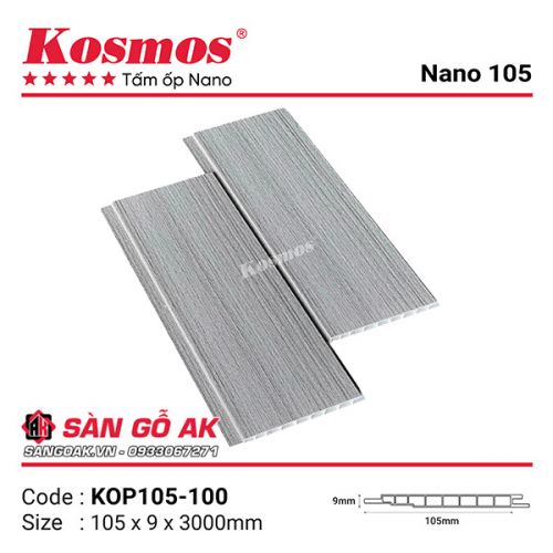 Tấm ốp Nano 9mm SPC Kosmos KOP105-100