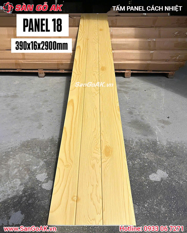Tấm Panel-18 có trọng lượng nhẹ, thi công nhanh, độ bền cao
