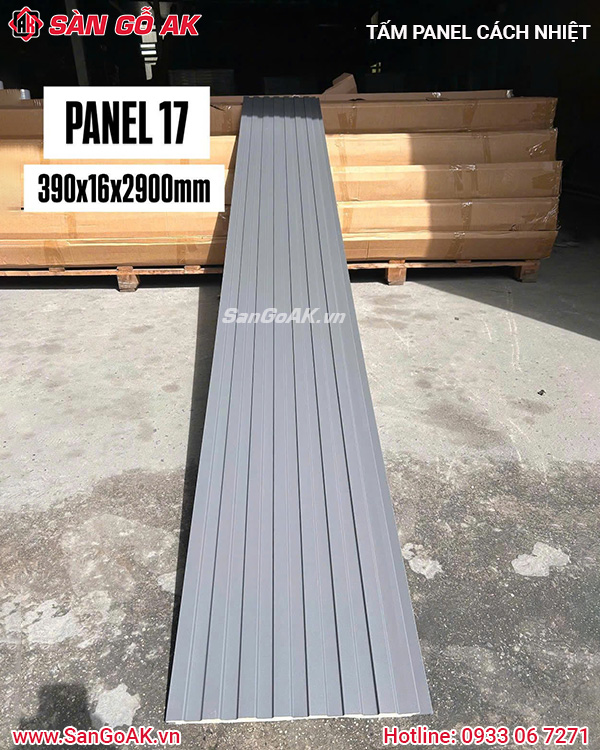 Tấm Panel-17 có trọng lượng nhẹ, thi công nhanh, độ bền cao