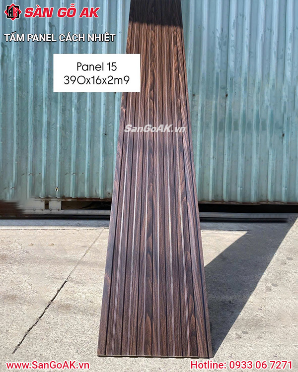Tấm Panel-15 có trọng lượng nhẹ, thi công nhanh, độ bền cao