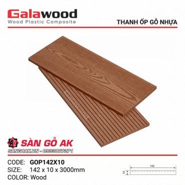 Thanh đa năng gỗ nhựa ngoài trời Galawood GOP142X10 Wood