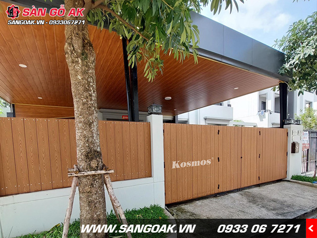 Thanh đa năng gỗ nhựa làm cửa cổng hàng rào không chỉ đẹp mà còn bền bỉ với thời gian