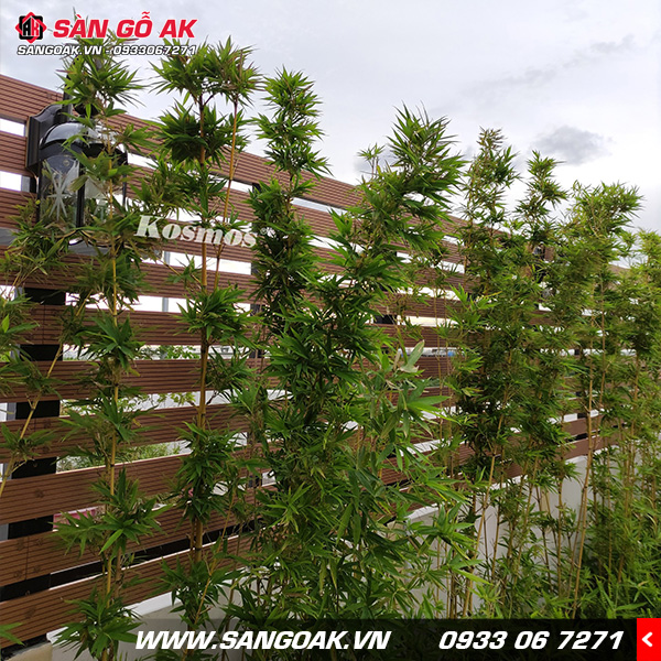 Thi công lắp đặt thanh đa năng gỗ nhựa làm hàng rào rất dễ dàng và nhanh chóng