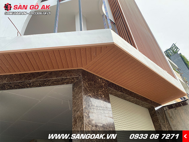 Ốp tường, ốp trần tạo điểm nhấn bằng thanh đa năng gỗ nhựa