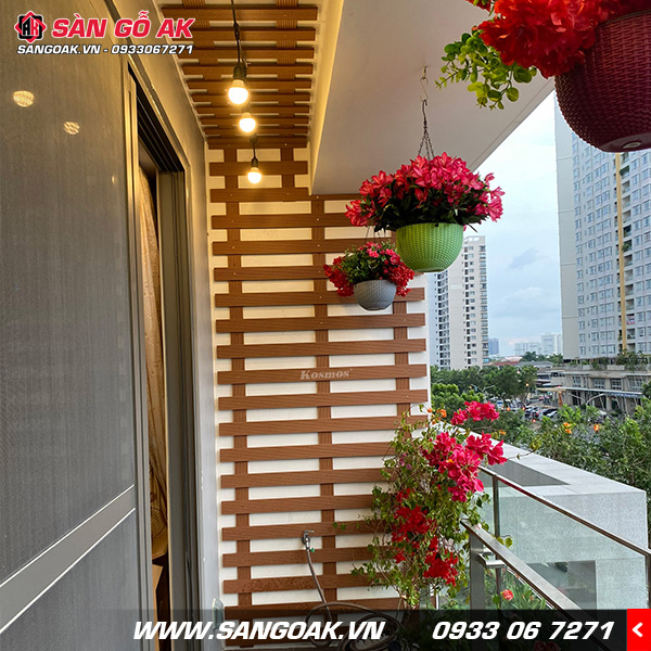 Ốp tường, ốp trần tạo điểm nhấn bằng thanh đa năng gỗ nhựa