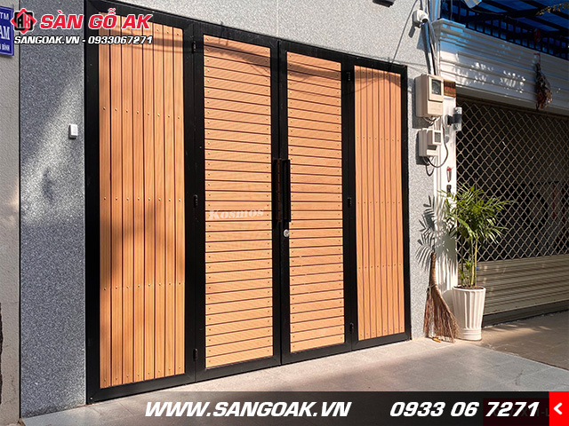 Thanh đa năng gỗ nhựa làm cửa cổng không chỉ đẹp mà còn bền bỉ với thời gian