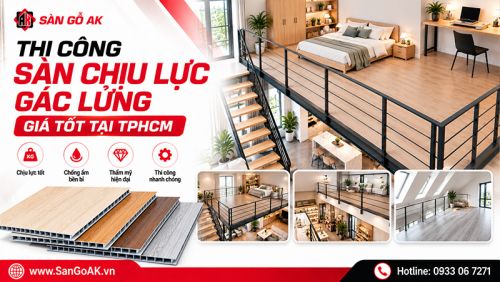 Thi Công Sàn Nhựa Chịu Lực Gác Lửng Tại TPHCM – Đẹp, Bền & Hiện Đại