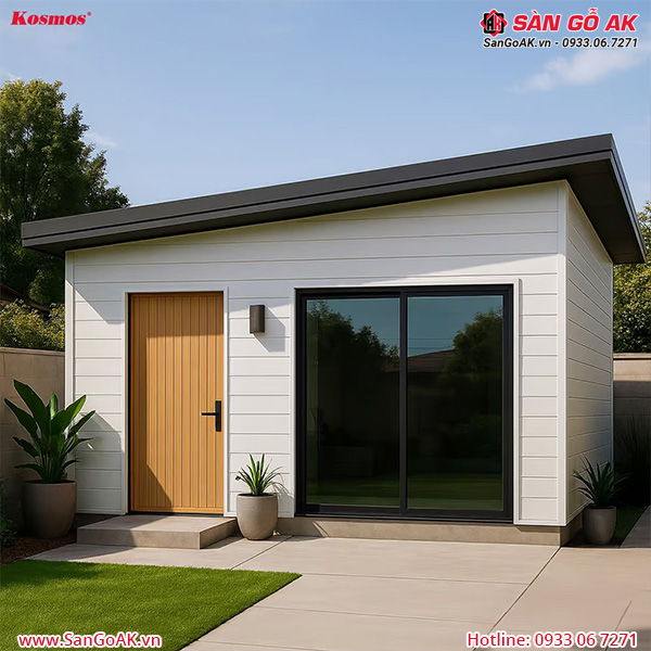 Trang trí ngoại thất với bộ Panel và phụ kiện mã màu trắng mờ 01