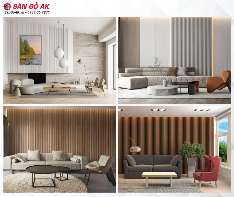 Ứng dụng tấm lam sóng nhựa dùng để ốp tường